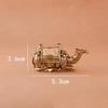 Vintage Brass Camel Figurine Miniature Desktop Craft Home Decor Heavy Cute Animal Statue Home Accessories