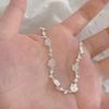 S925 Sterling Silver Rose Flower Bracelet Women Delicate Lightweight Elegant Daily Gift Jewelry