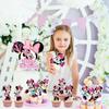New Minnie Mouse Cake Decorating Kits Cupcake Toppers Decoration For Themed Party