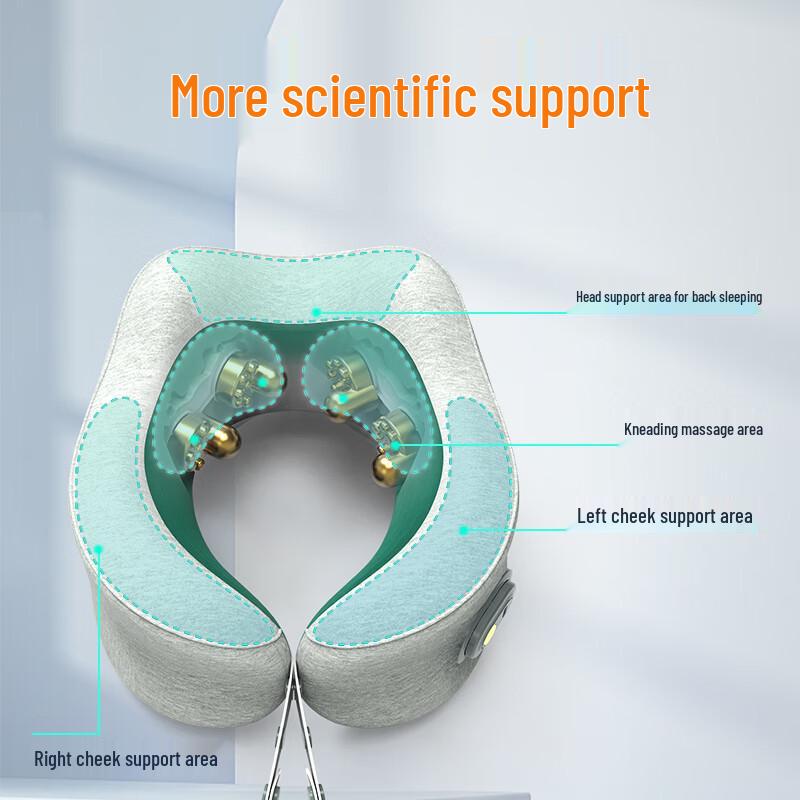 HEZHENG U-shaped Neck Massager HZ-U1 CN plug (adapter included)