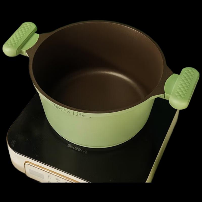 Xinsite Tea Break Rose 24CM Non-stick Stainless Steel Soup Pot