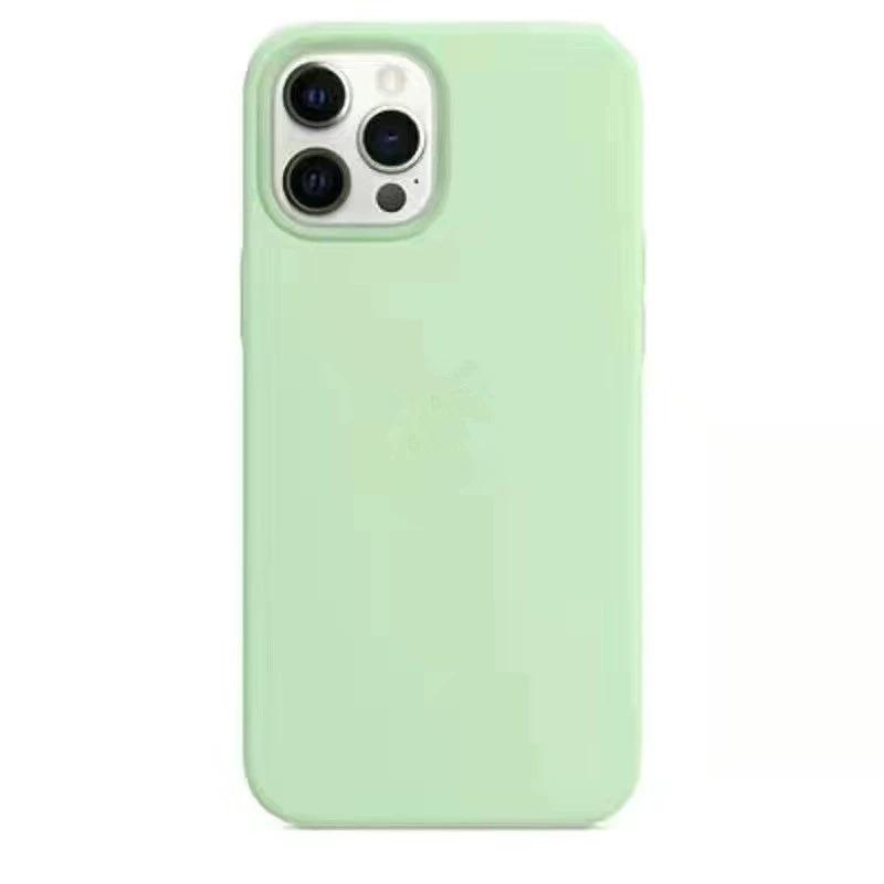 Liquid Silicone Phone Case for iPhone 12 Mini with MagSafe Animation