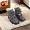 Winter Waterproof Ladies Shoes Round Toe Chunky Plush Warm Women's Snow Boots Goth Comfortable and Elegant Booties on Promotion
