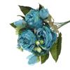 Supplies Home Ornament Wedding Party Decoration  Rose Bouquet Artificial Flowers  Silk Peony