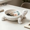 Tortoise Storage Bowl 3D Printed Turtle Tray, Dish for Organizing Decorative Tray Jewelry & Trinkets, Ocean Animal Theme Desk Organizer Home Decor