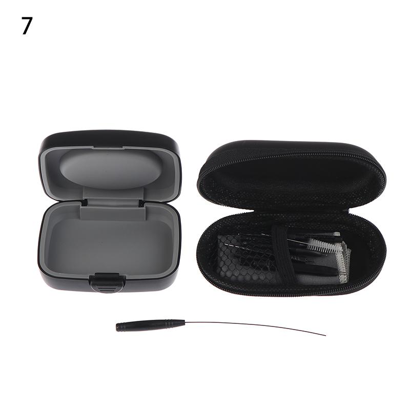 1 Set Hearing Aid Cleaning Tool Hearing Aids Cleaning Kit Brush Vent Cleaner Cleaning Wire With Magnet And Wax Loop Cleaning Set
