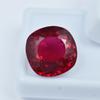 14.55 Ct Natural Stunning Red Ruby CERTIFIED Loose Gemstone Square Cushion Cut. AR-495