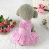 Spring Summer Pet Clothes Wedding Party Princess Dress Up Pretty Dress Out Breathable Dog Clothes
