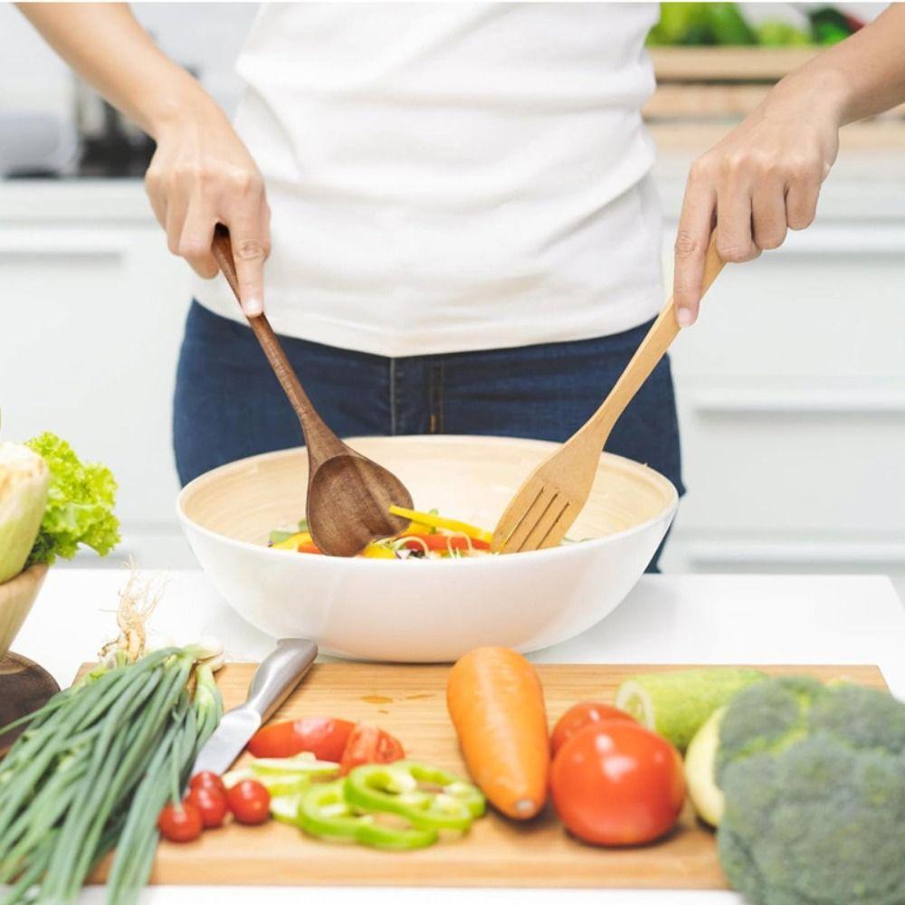 Portable Premium Love Wooden Spoon Long Handle Wooden Rice Spoon Simple Ergonomic Design Teaspoon For Tea Honey Desserts