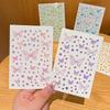 1 Sheet Elf Butterfly Rhinestone Face Stickers Kawaii Self Adhesive Weaving Butterfly Decor For Stage Concert Makeup Supplies