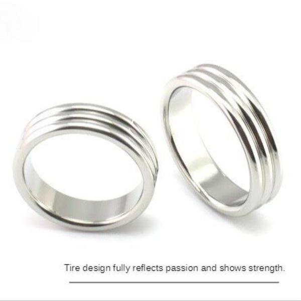 Men's Stainless Steel Love Penis Ring Plus Wide Thick