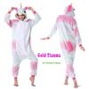 Cartoon Animal Onesie Pajamas - Pegasus, Reindeer, Unicorn Flannel Parent-Child Homewear