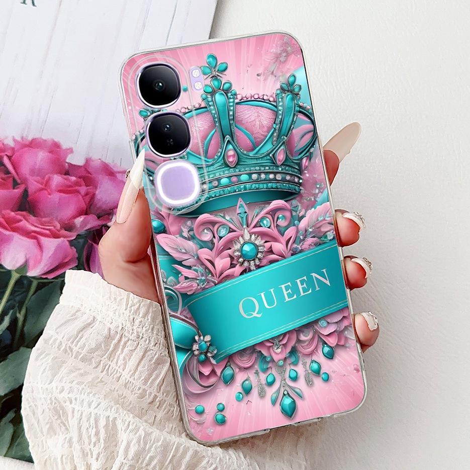 For Vivo Y200 5G Case Vivo V40 Lite Beautiful Butterfly Painted Cover Soft Slim Phone Case For Vivo Y300 Y 200 V40Lite 5G Bumper