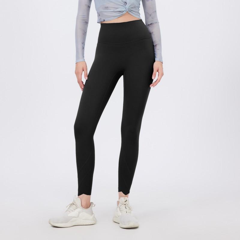 Womens High-Waisted Seamless Yoga Leggings Quick-Dry Running Pants Tight Fit Workout Trousers Gym Outdoor Exercise
