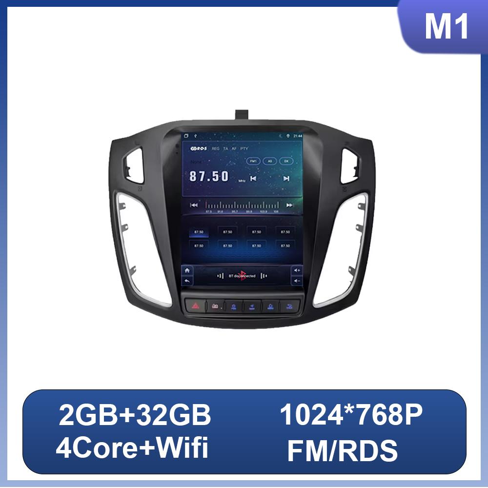 9.7 Inch 8 Core 2 Din Android 14 Car Radio For Ford Focus 3 Mk 3 2011 2012 - 2019 Multimedia Video Playe Carplay Auto Stereo DVD