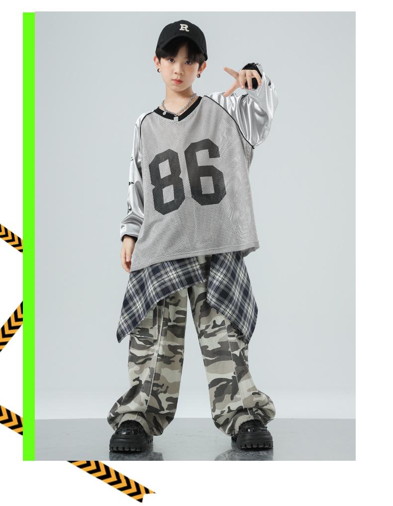 Hip Hopové tanečné oblečenie pre deti - Trendy Streetwear dresy pre chlapcov a dievčatá