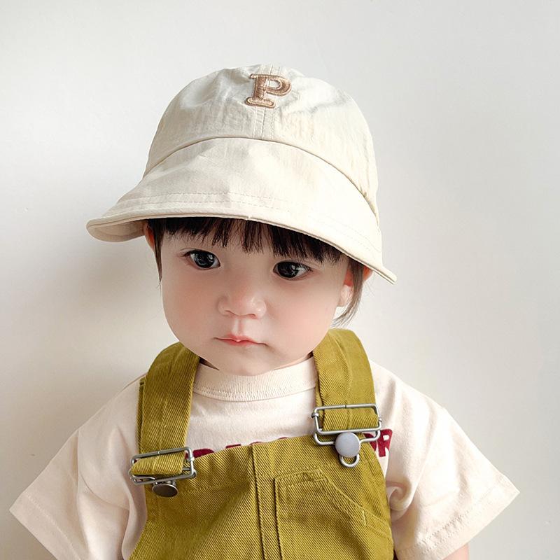 Baby Sun Hat Spring and Autumn Baby Cap Summer Men and Women Children Big Brim Quick Drying Sunscreen Bucket Hat Thin