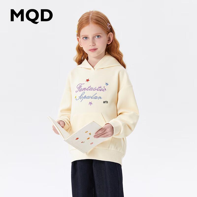 MQD Kids College Style Cartoon Hooded Sweatshirt 120