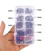 115Pcs Fishing Line Connector Tackle Snap Swivels Slides Bearing Swivels Fishing Swivels for Trout Fishing