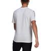 adidas T Shirts Men's White Crew Neck Moderate Straight Fit GK9431