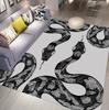 Snake Pattern Living Room Carpet Realistic Vision Non-Slip Area Rug Bedroom Bedside Children's Play Floor Mat Home Decor Gift
