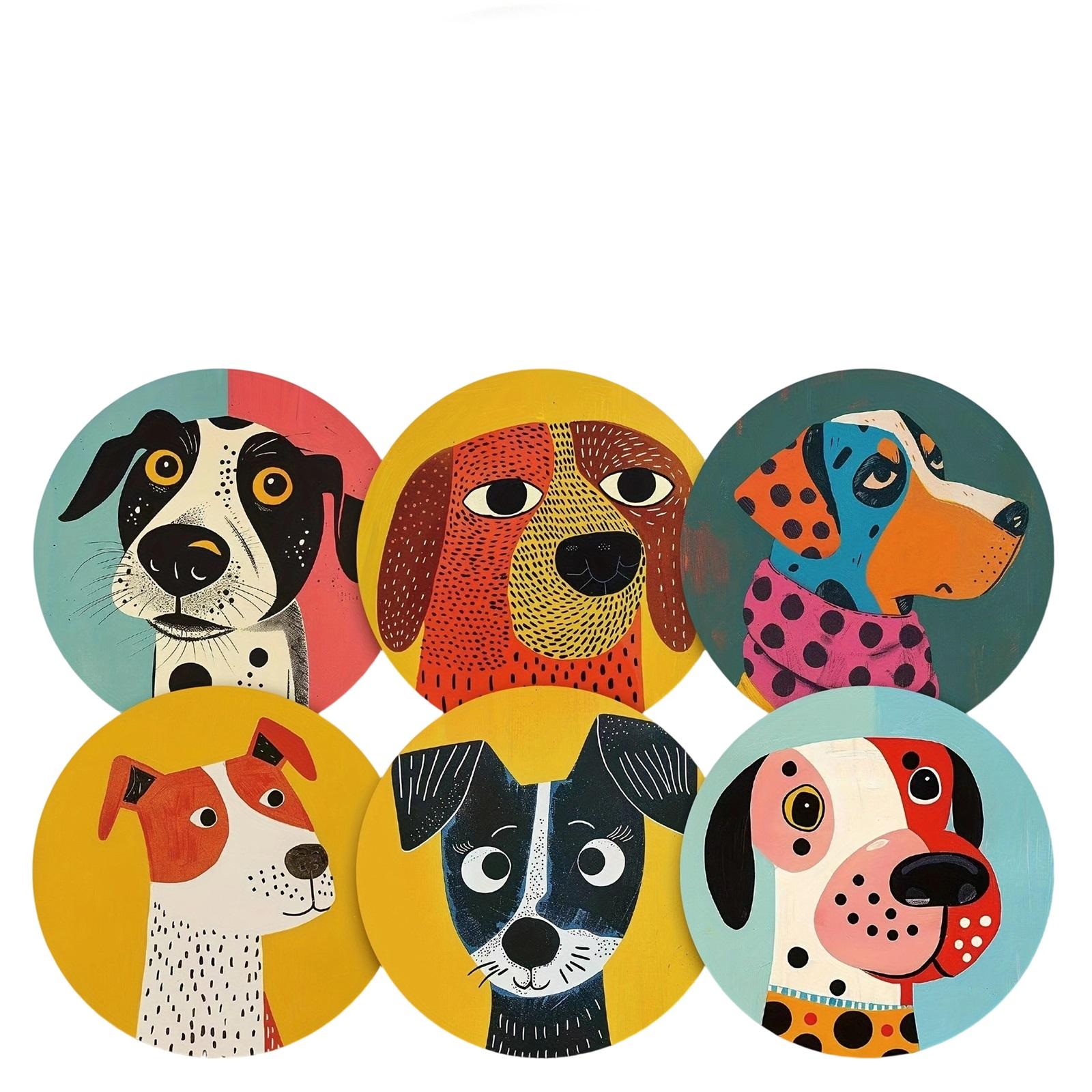 

Wooden Cute Pet Animal SeriesChinese Style Cup Mat Restaurant Tableware Insulation Tea Cup Mat Antislip Cup Mat One Size