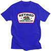 Custom Retired Drug Dealer T Shirt for Men Pure Cotton Tshirt Casual Tees Short Sleeve Funny California Tshirt