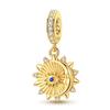 New Charms Pendant 925 Silver Sweet Bear Sun Moon Eyes Charms Beads Fit Bracelet Bangle Necklace For Women Jewelry Gift