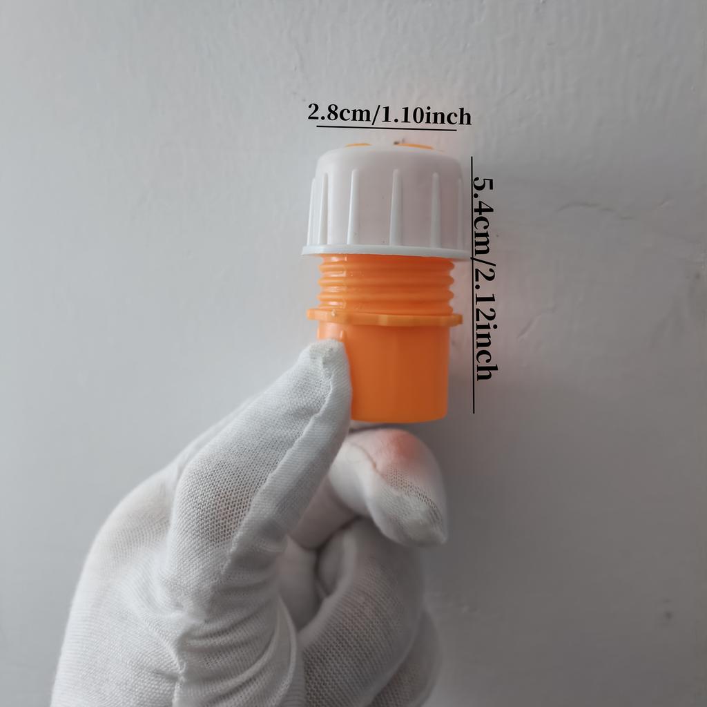 2pcs/5pcs Orange Universal Faucet Adapter Connector - Plastic Hose Adapter for Kitchen Faucet and Garden Water Pipe