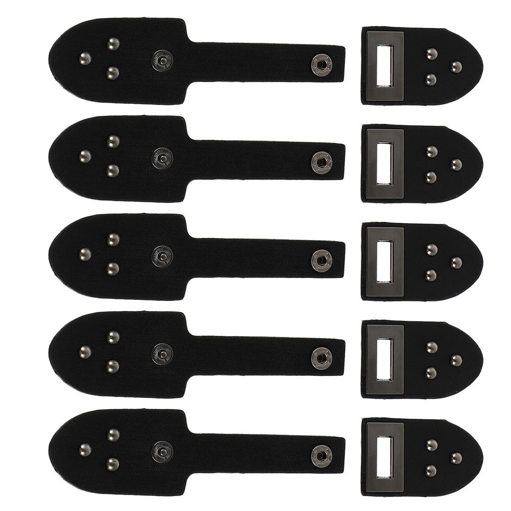 5Pairs PU Toggle Buckles Coat Fastener Closures Trench Duffle Shawl Clothing DIY Sewing Knitting Dress Belt Buttons