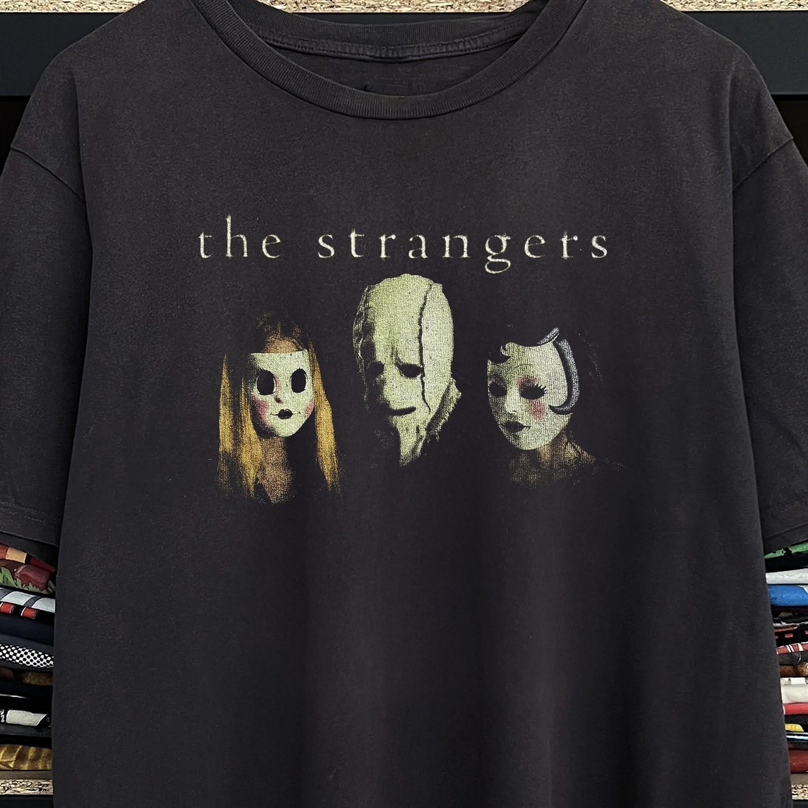 Y2K The Strangers Aged Black T-Shirt M XL