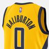 Jordan Haliburton No. 0 Pacers 23-24 Season Statement Edition Swingman Jersey Men Tops Yellow DO9528-731