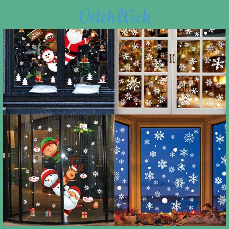 Classic Christmas Window Decals For A Cozy Holiday Atmosphere In Any Space