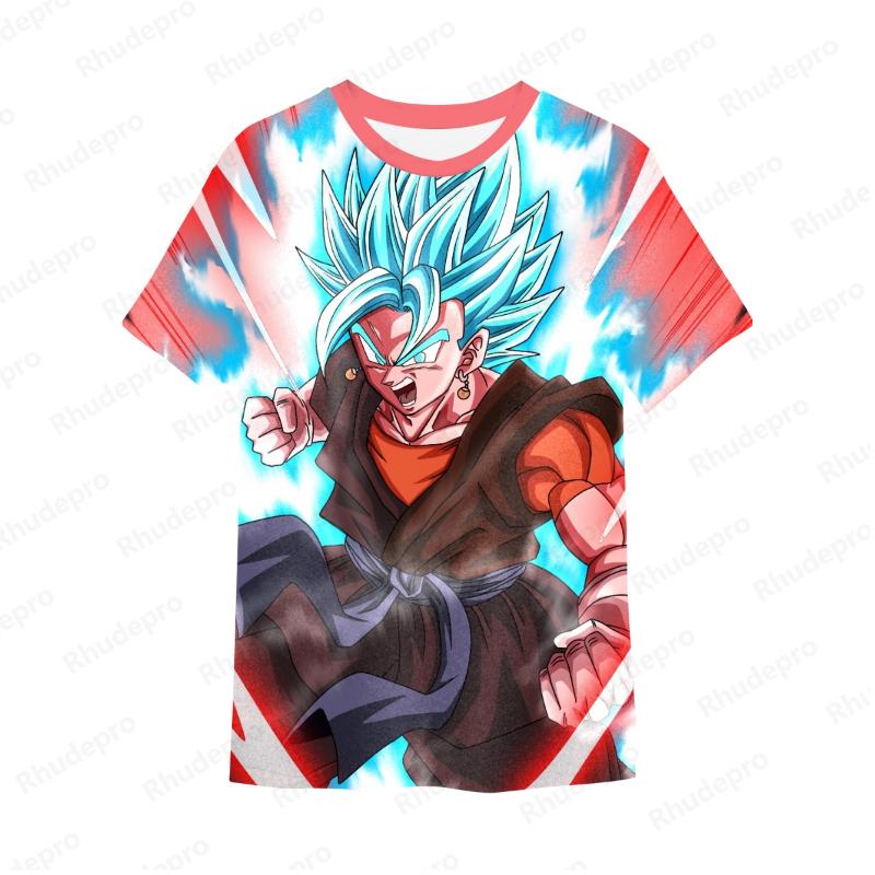 Goku Y2k Z T Shirt For Men Short Sleeve Cosplay T-shirt New Fashion High Quality Streetwear Anime 2024 Vegeta Trend
