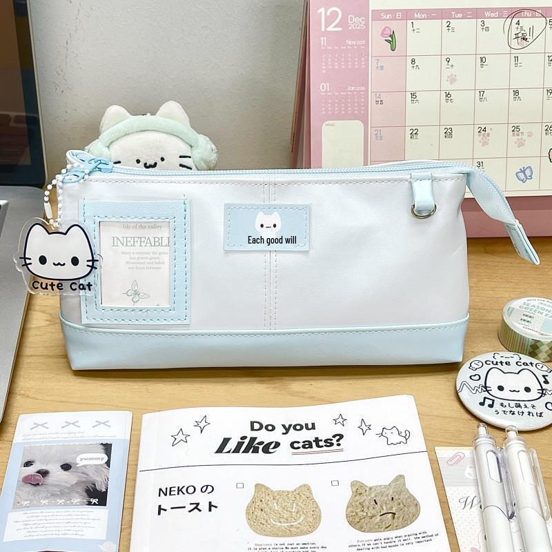 Cute Pink Rabbit Pencil Case – Large Capacity for Students or Makeup