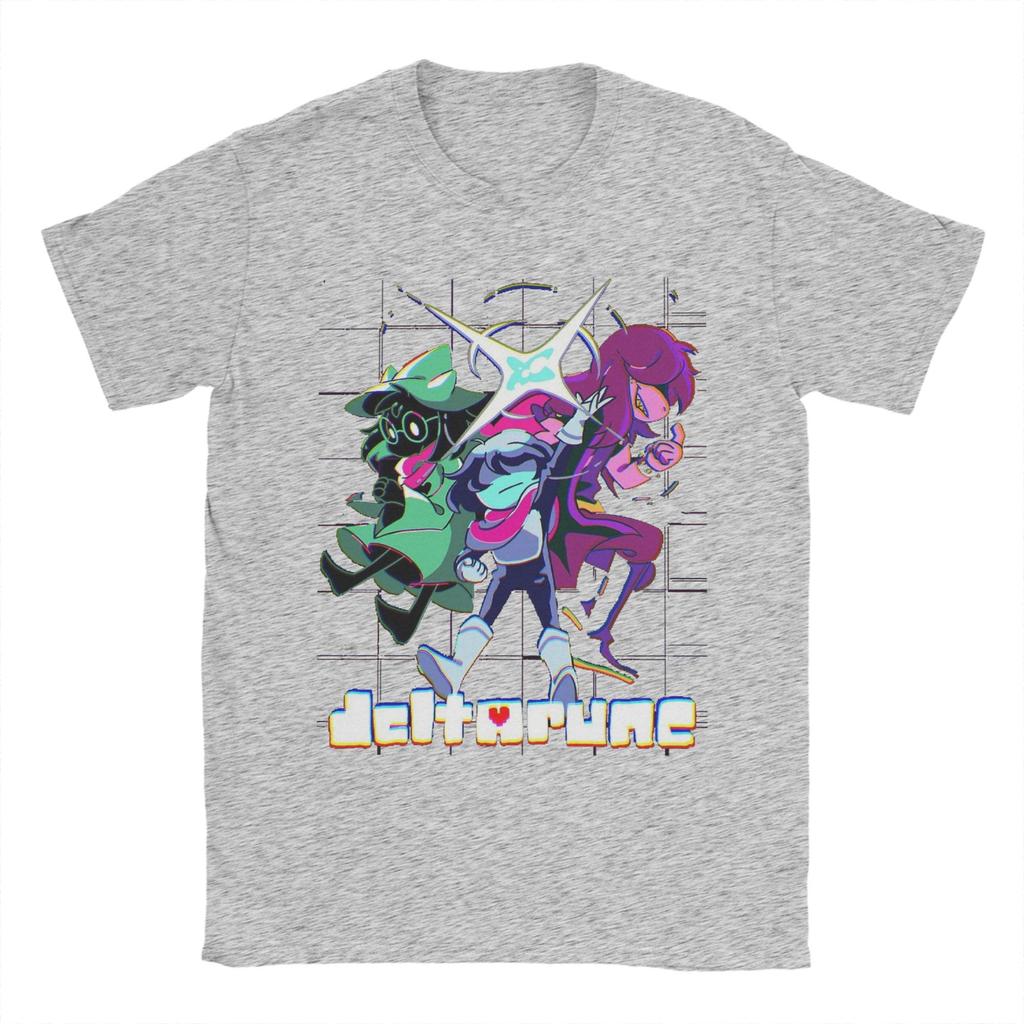 Deltarune Chapter Susie Kris Bold Action Pose Tee Shirt for Unisex Women Graphic Printing T Shirts Cotton Clothing