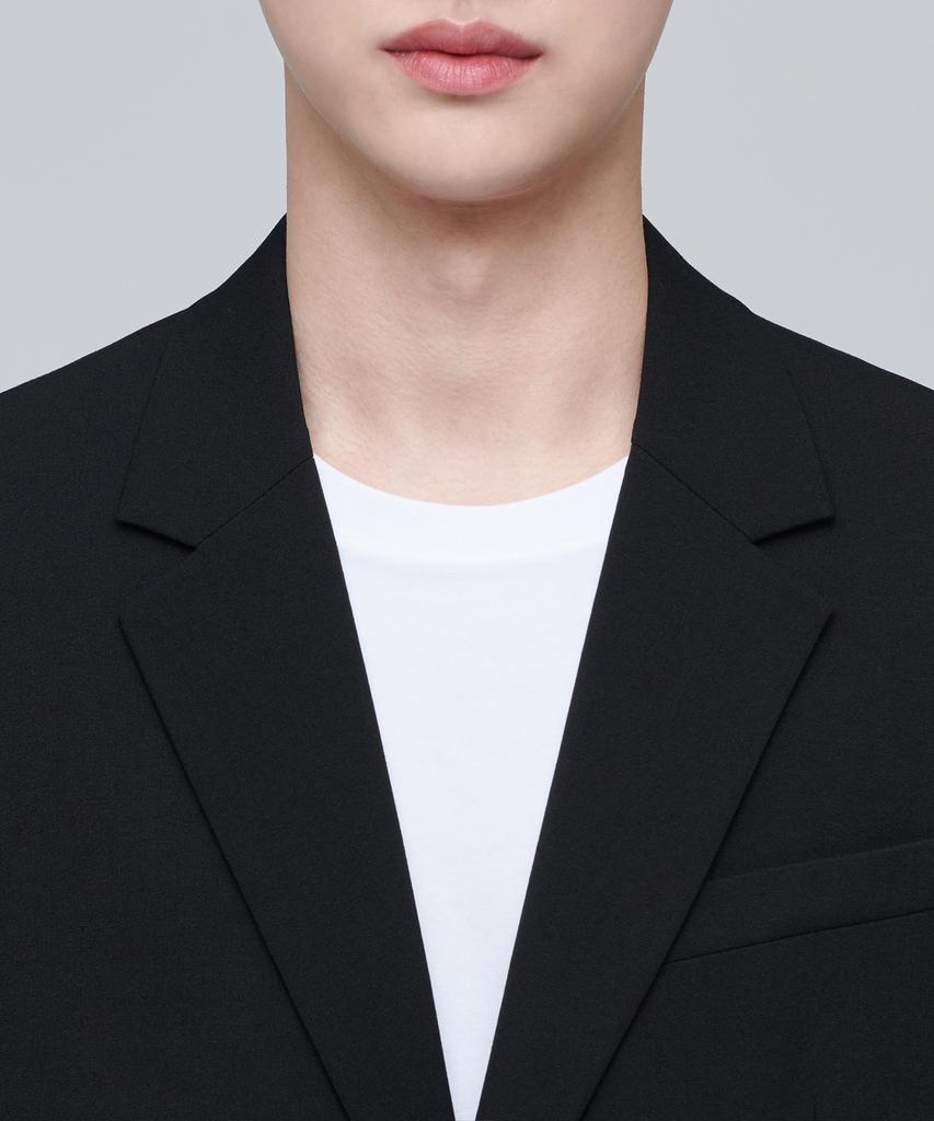 Musinsa Standard Lightweight Relaxed Basic Blazer [Black]
