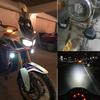 1 lampe de travail LED tout-terrain pour moto et voiture