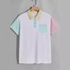 2024 Herren Sommer Poloshirt mit Kontrasttasche - Modischer Kurzarm-Style