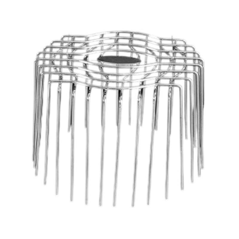 Havalandırma Borusu Koruyucu Drenaj Izgaralı Koruyucu Kavisli Çelik Tasarım Mutfak Banyo Drenajları İçin Hayvan Girişini Önler