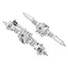 RC Front Rear Axles Complete Set Metal Assembly Kit Axle Drive Shaft for   SCX10 II RC Crawler Car