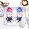 Anime R_Rem R_Re Zero Mouse Pad Small Gaming Mousepad Gamer Non-Slip Edge Standard MousePads PC Compact Stitched Office Mousemat