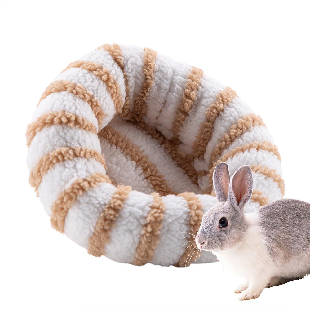 

Убежище для морской свинки Уютная хлопковая кровать для маленьких домашних животных Аксессуары для морской свинки Легкое милое гнездо для сна для хомяка Зимний спальный домик