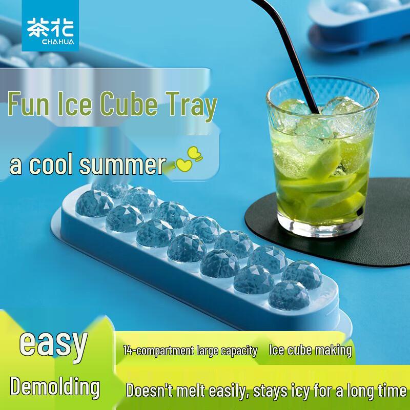 Chahua 14-Grid Ice Ball Maker Tray