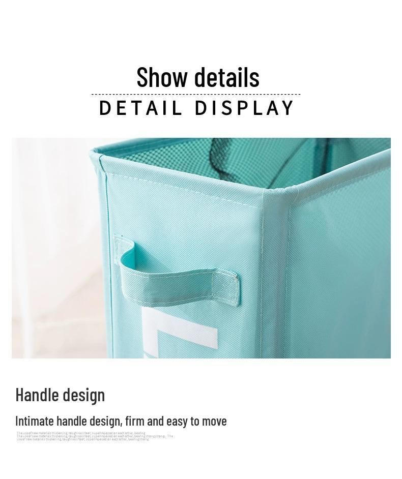 Rolling Oxford Cloth Laundry Basket - Japanese Style, Storage for Clothes, Dirty Laundry & Yoga Mats