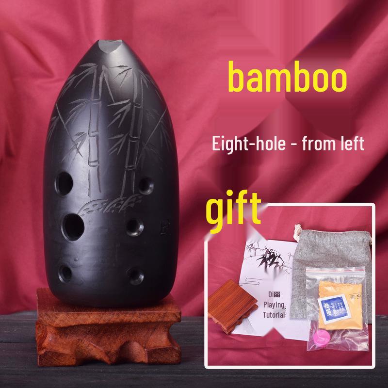 Ocarina with Pen Holder: Available in double-cavity ten-hole and eight-hole, perfect for beginners, students, children, adults, and professional use.