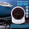 Red LED Pointer 85mm Gauge 0~10Bar Oil Pressure+Water Temp+Fuel Level Gauge+Voltmeter 0-190ohm Fuel Sensor Car Boat DC12V Custom