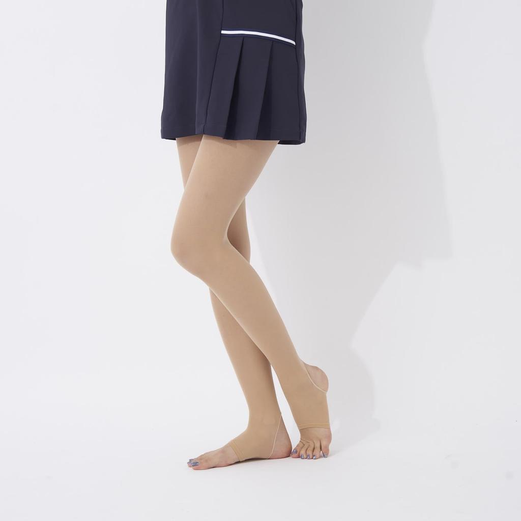 Marie Claire Women's Light Beige Sports Stockings (3-Pair Set), Stretchy Style, UV Protection, Antibacterial, and Odor Resistant, Sizes L-LL, 711976