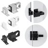 Automatic Aluminum Alloy Spring Latch Self Closing Slide Bolt Door Window Security Pull Ring Gate Latch Lock