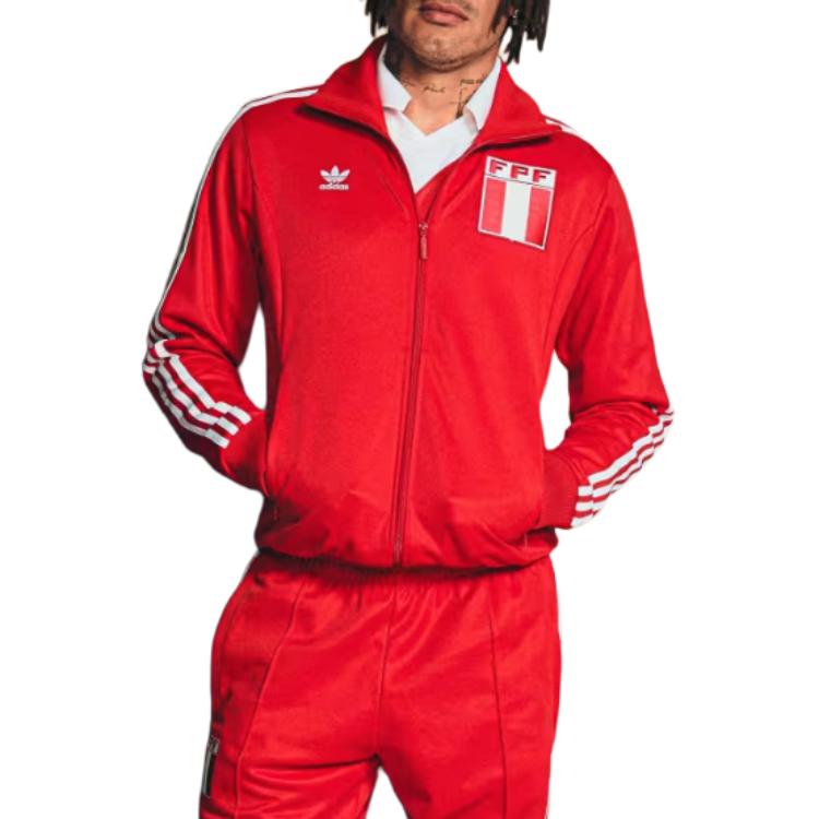 Adidas Originals Full Zip Funnel Neck Long Sleeve Slim Fit Jacket Unisex jackets JM7309